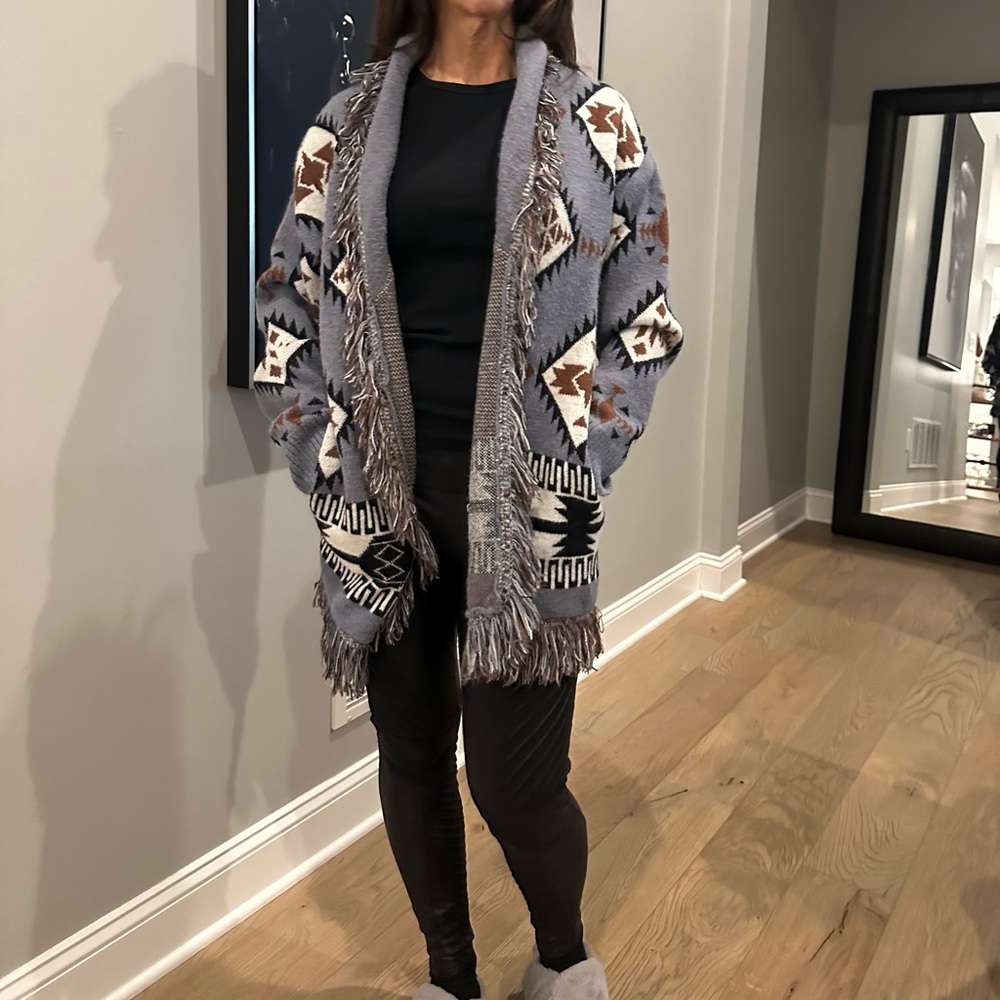 Long cozy sweater